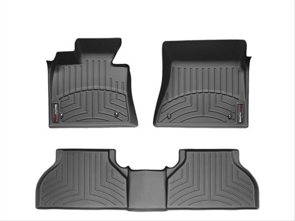 JIAMAOXIN Floor Mats For Toyota Corolla Sedan 2020-2024,1st & 2nd Row Full Set Rubber Floor Liners Anti Skid Car Mats Not Fit For Hatchback Black