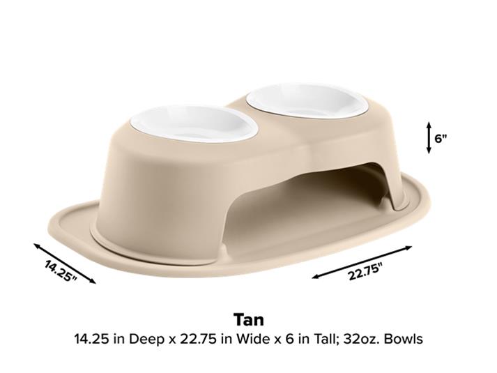 WeatherTech Double High Pet Feeding System