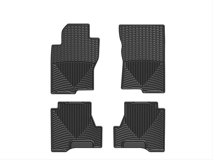 Floor Mat Black Rubber Rear WeatherTech W223