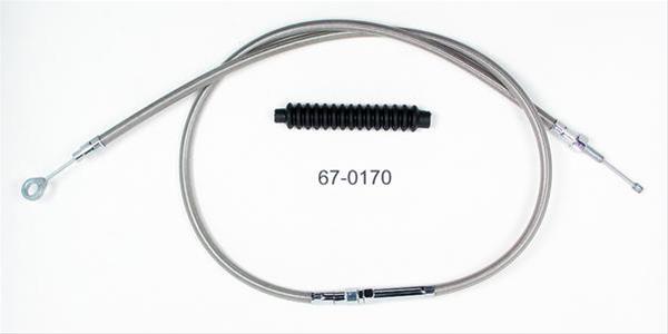 Motion Pro 67-0170 Motion Pro Armor Coat Braided Stainless Steel Clutch - View #2