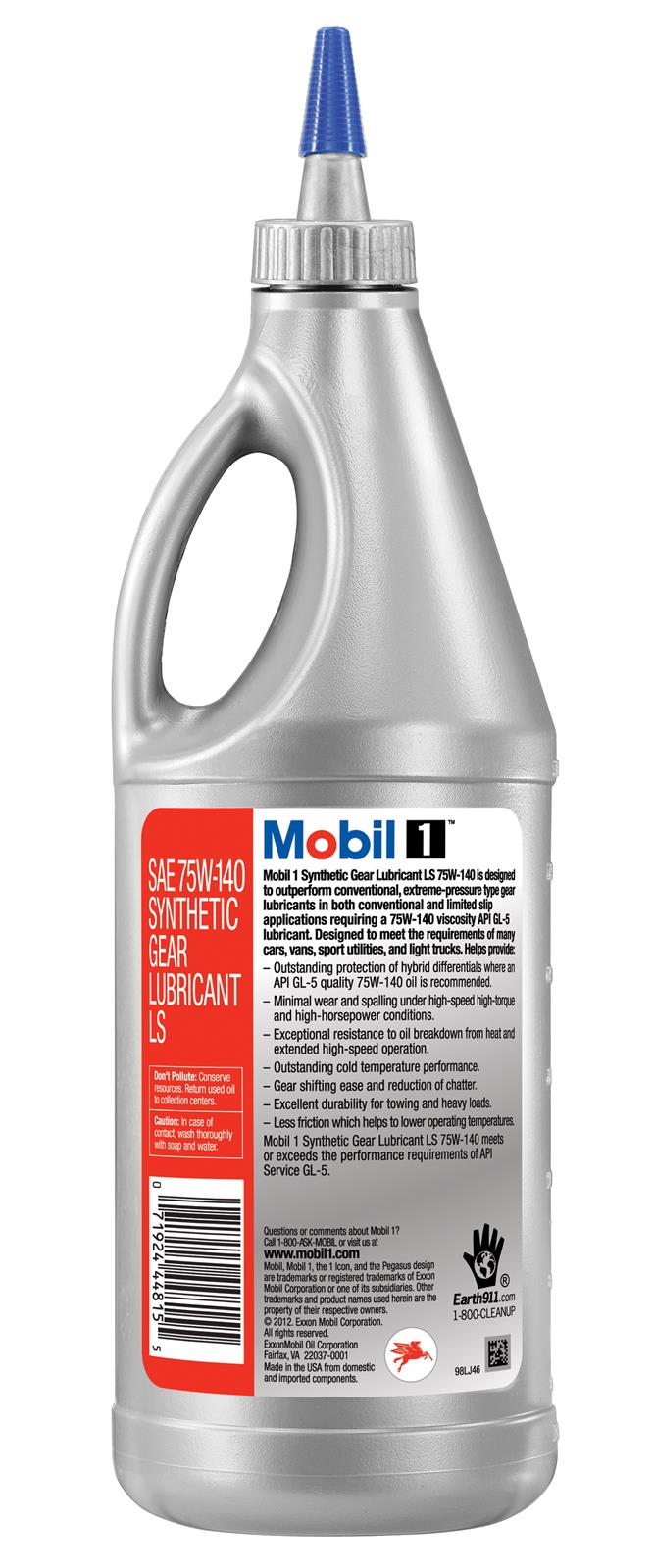 seven7777777__  Mobil 102490 Mobil 1 Synthetic Gear Lubricant LS | Summit Racing