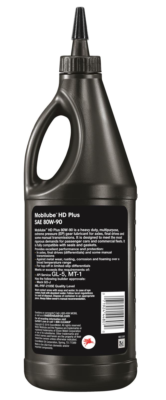 Mobil 102508 Mobil Mobilube HD Plus Gear Lube | Summit Racing