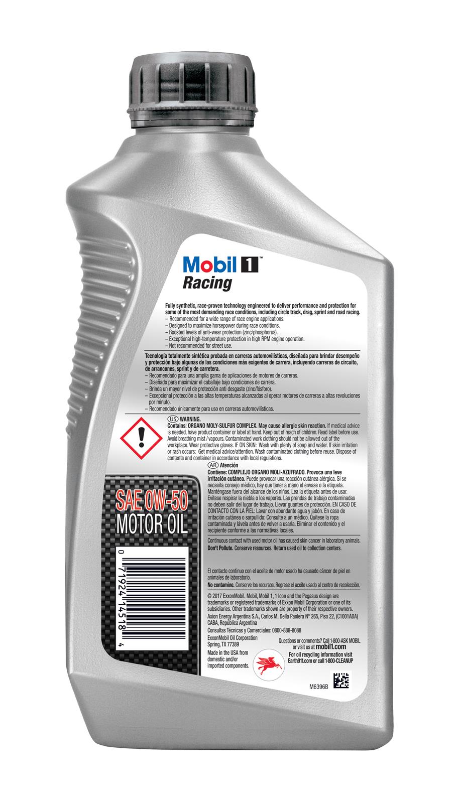 Mobil 104145 Mobil 1 Racing Motor Oil Summit Racing