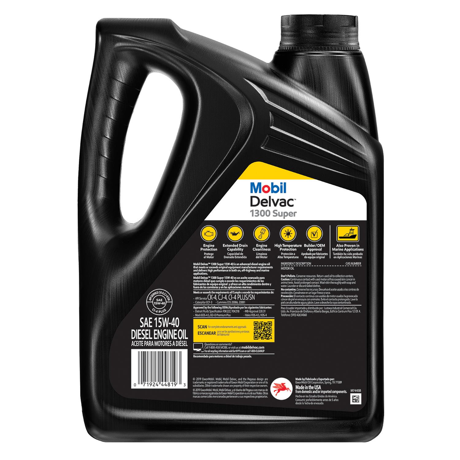 DWE ⑤ Mobil 122492 Mobil Delvac 1300 Super Motor Oil | Summit Racing