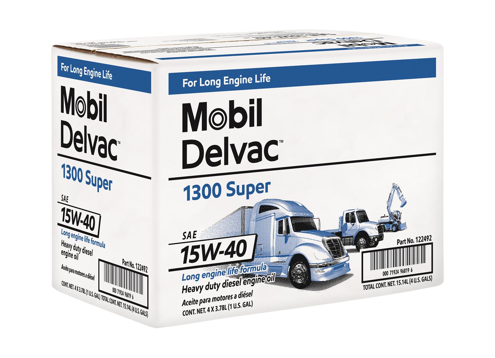 Mobil 122492 Mobil Delvac 1300 Super Motor Oil | Summit Racing