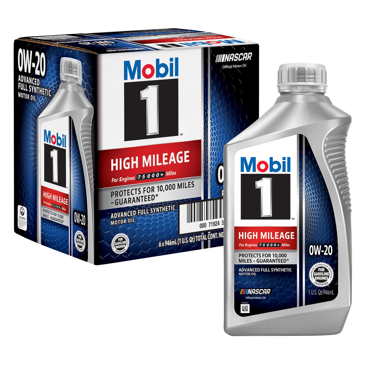 ゅぁϻɑϻ Mobil 122535 Mobil 1 High Mileage Motor Oil | Summit Racing