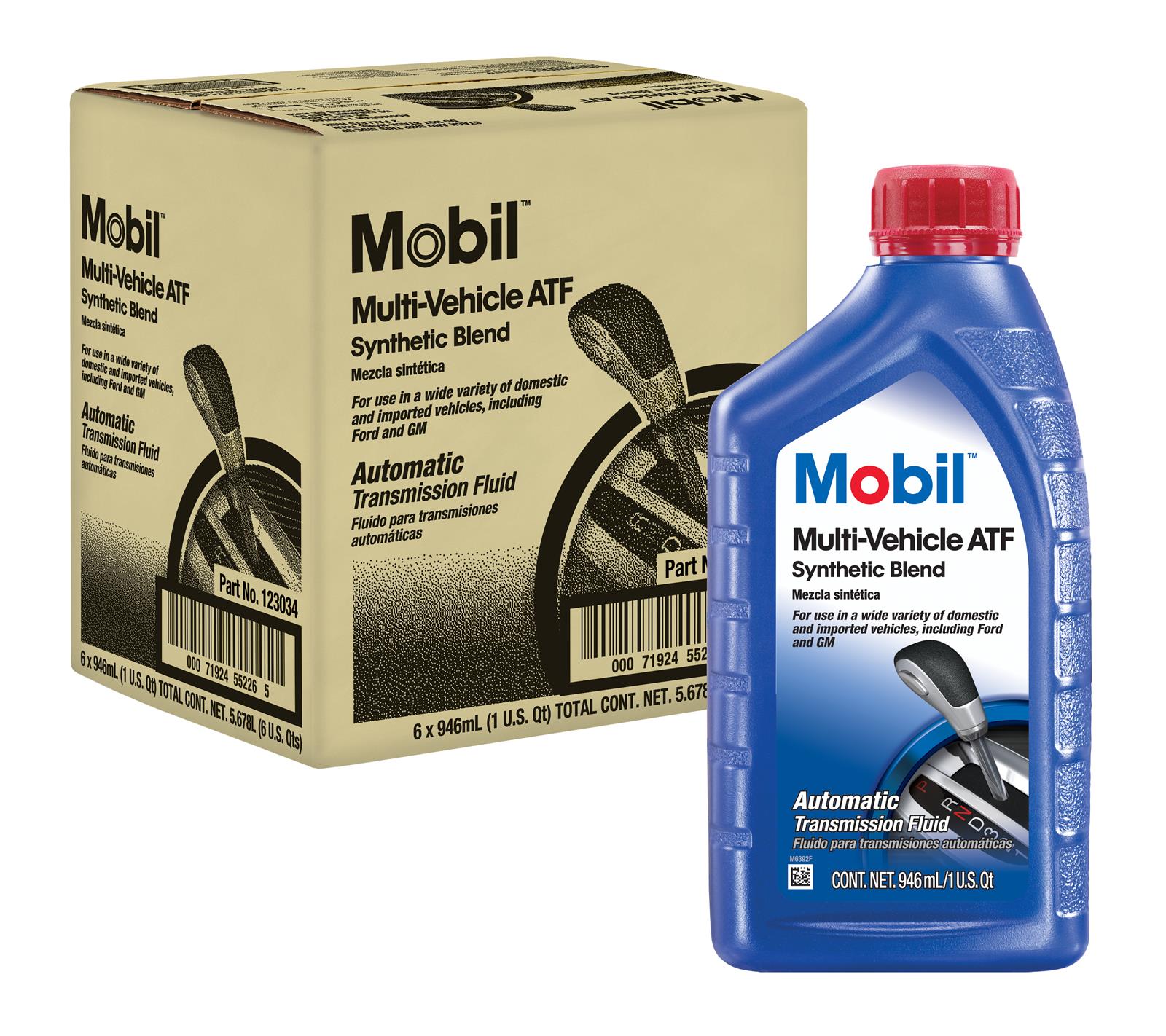Mobil 1 123034: Synthetic ATF Multi-Vehicle Case - JEGS