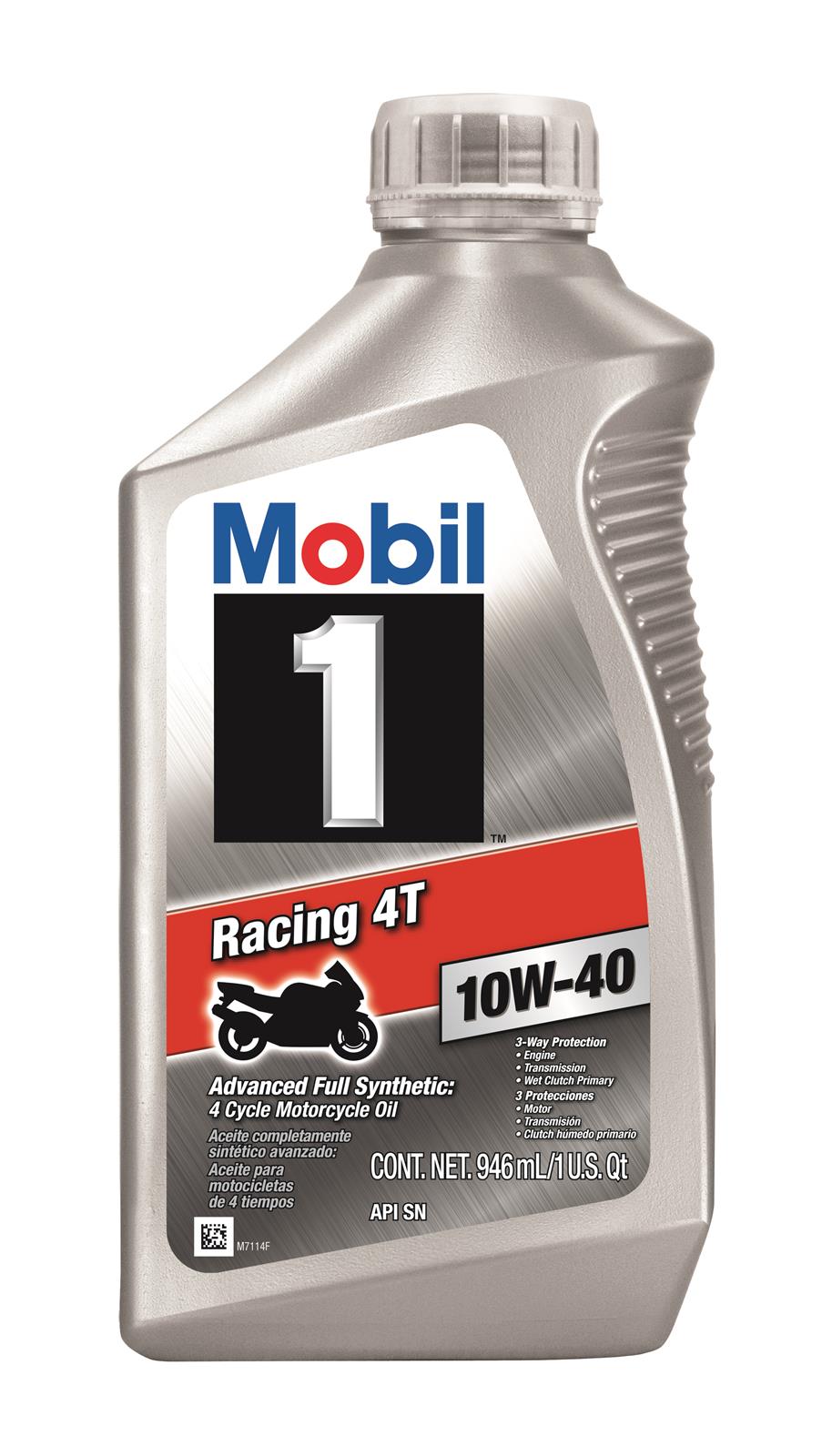 Mobil 1 124245 Mobil 1 Racing 4T Motor Oil Summit Racing