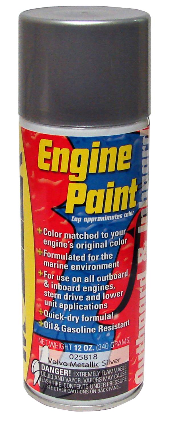 silver engine spray paint