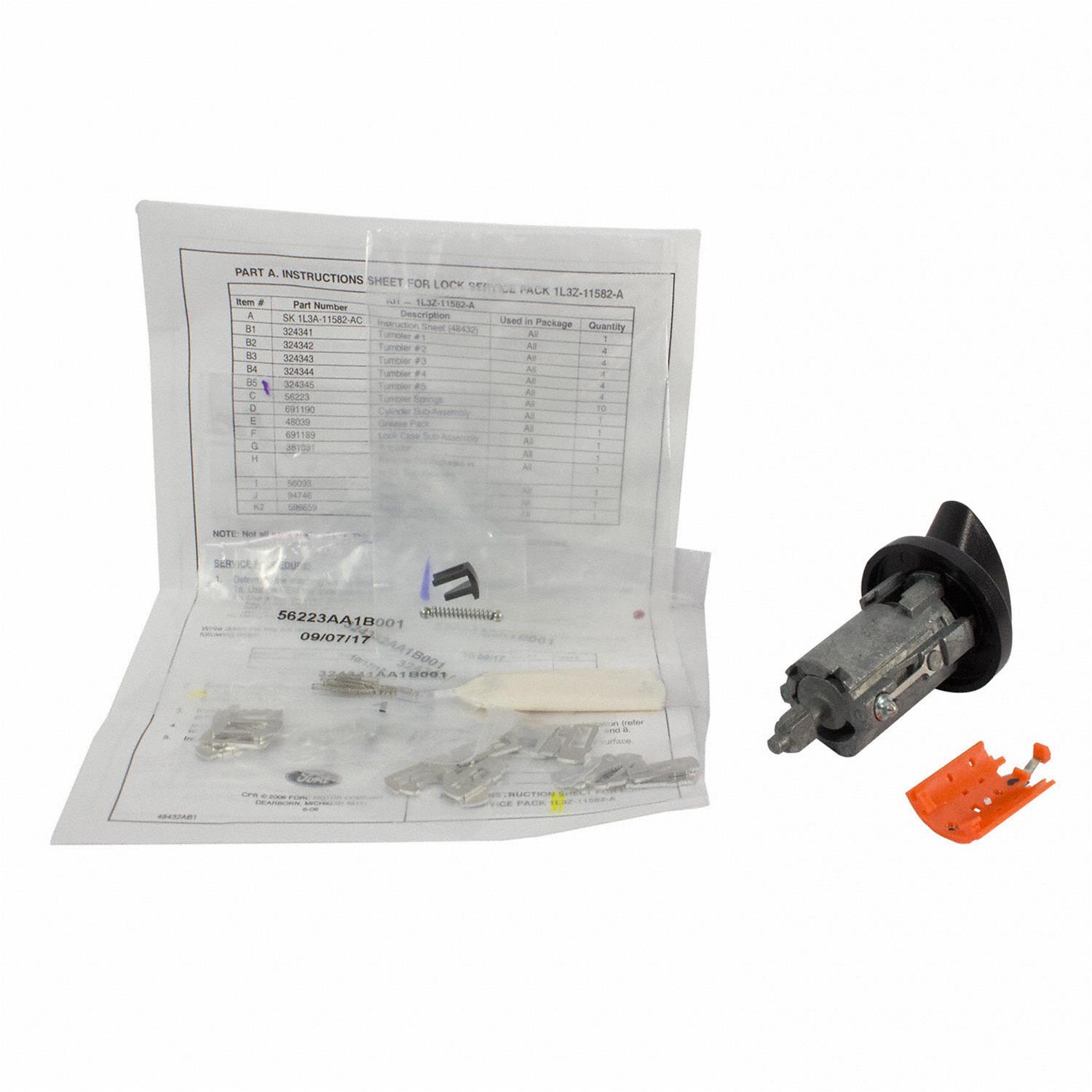Motorcraft 1L3Z11582A Motorcraft Ignition Lock Cylinders | Summit