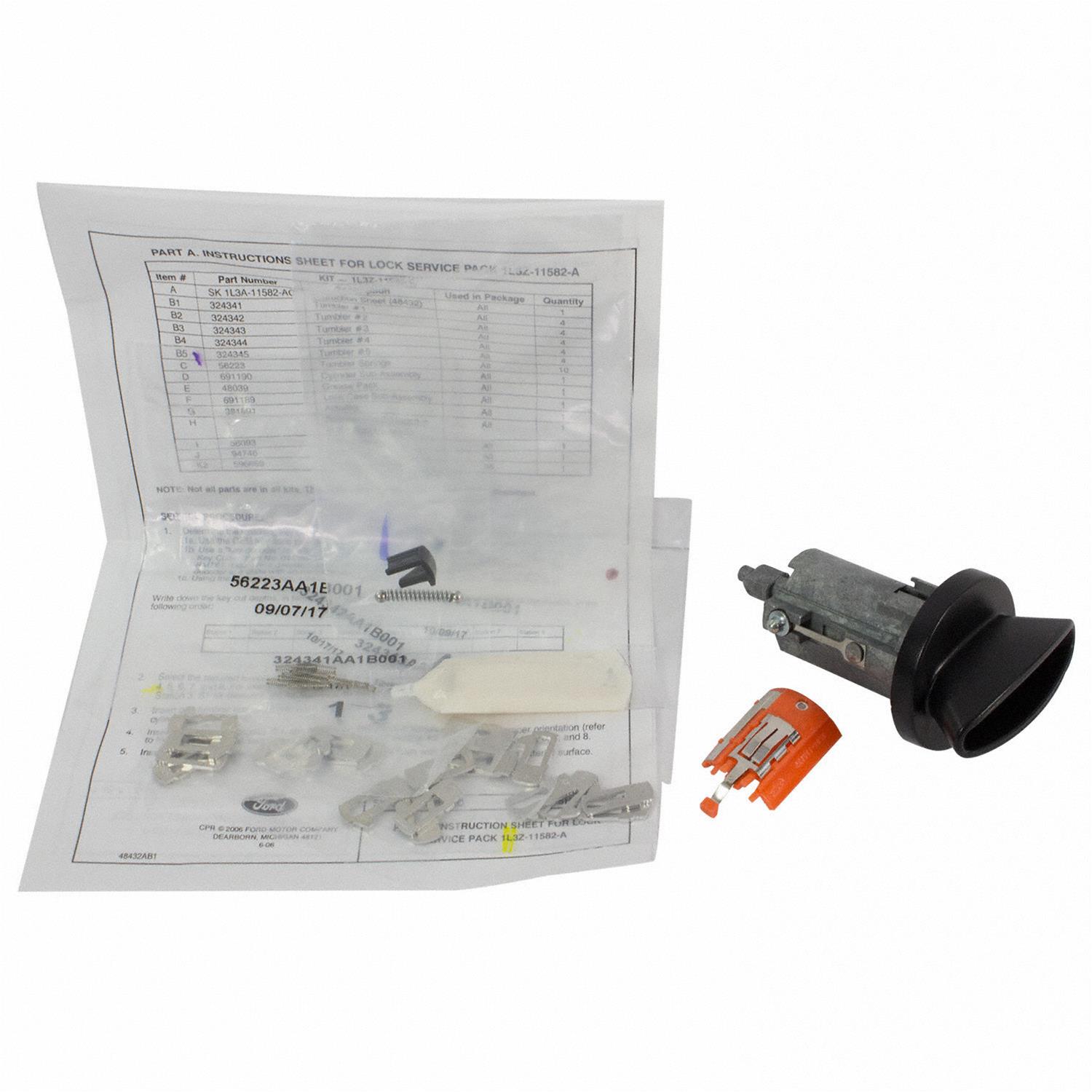 Motorcraft 1L3Z11582A Motorcraft Ignition Lock Cylinders | Summit