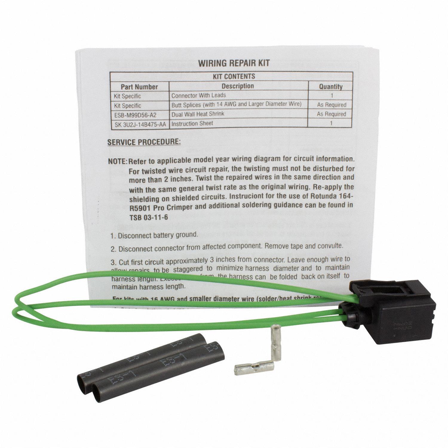 ikuo471121 Motorcraft DU2Z14S411BA Motorcraft Wiring Connectors | Summit Racing