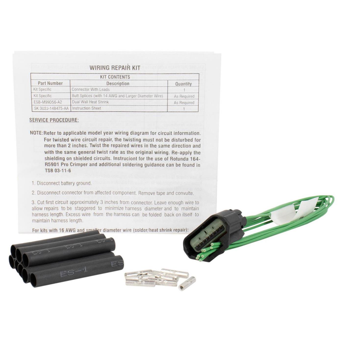 Motorcraft FU2Z14S411ADB Motorcraft Wiring Connectors Summit Racing