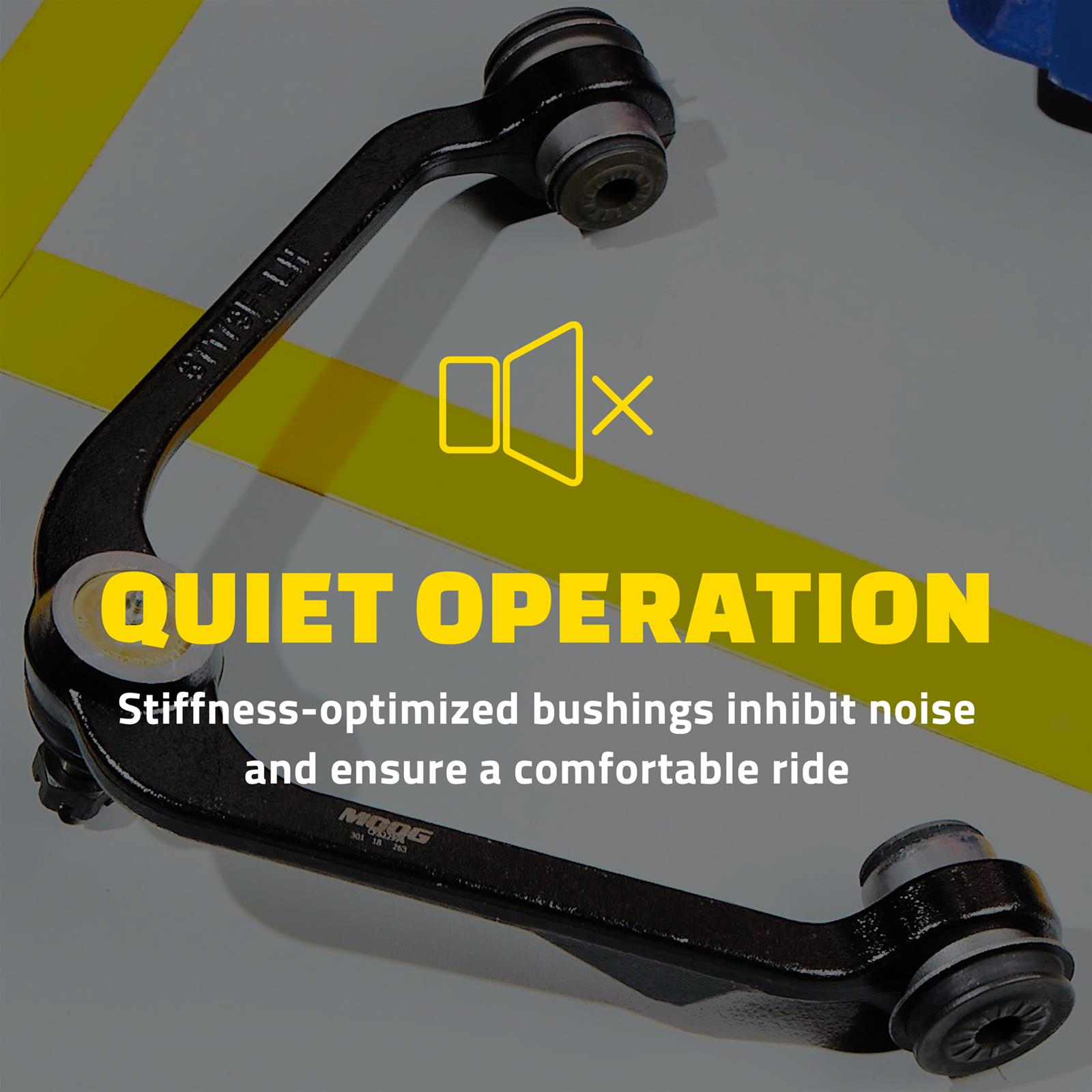 MOOG 15-20 Chevy Suburban/Tahoe/14-19 Silverado/2020 Silverado LD F/R Lower Control Arm thumbnail 5