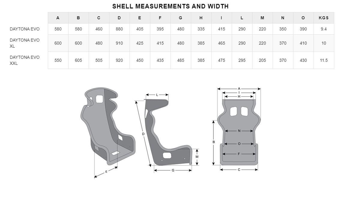 MOMO 1075BLK MOMO Racing Daytona Evo Racing Seats | Summit Racing
