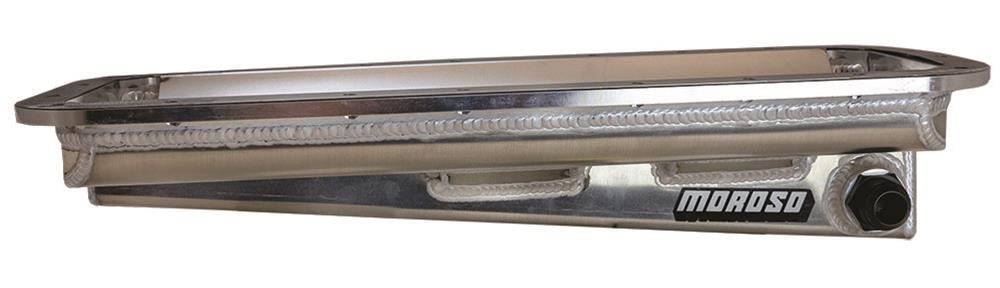Moroso Chrysler Hemi (Incl BAE/Keith Black/JP-1 Funny Car) External Wet Sump -16AN Aluminum Oil Pan thumbnail 4