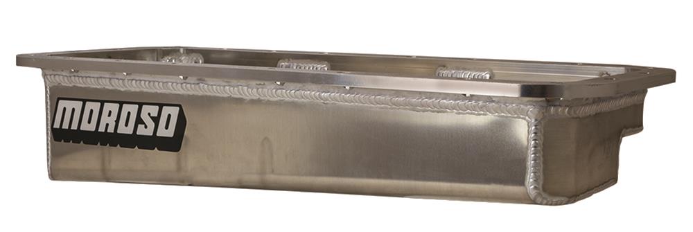 Moroso Chrysler Hemi (Incl. Keith Black/JP-1) Dry Sump 4 Pick Up 16AN Fittings Aluminum Oil Pan