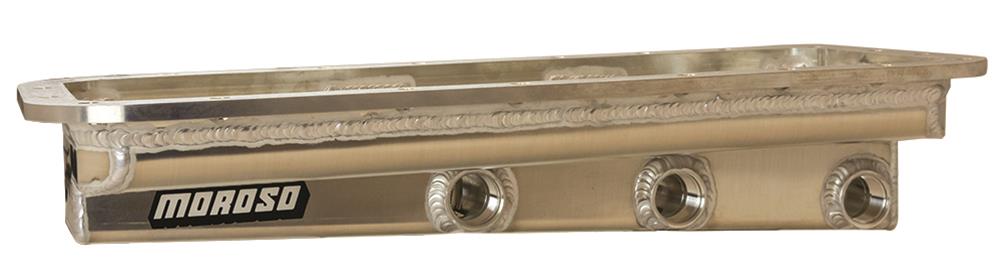 Moroso Chrysler Hemi (Incl. Keith Black/JP-1) Dry Sump 3 Pick Up 16AN Fittings Aluminum Oil Pan thumbnail 2