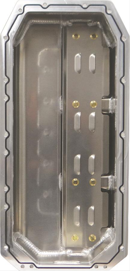 Moroso AJPE TFX 96/TFX 2000/TFX 2002 Funny Car Dry Sump 4-3/8in-6-3/8in Aluminum Oil Pan thumbnail 3