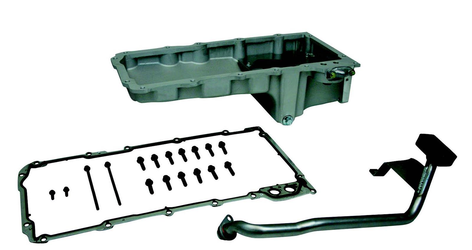 Moroso GM LS Swap (w/Rear Sump & Spin-On Oil Filter Adapter) Wet Sump 6qt 5.75in Aluminum Oil Pan