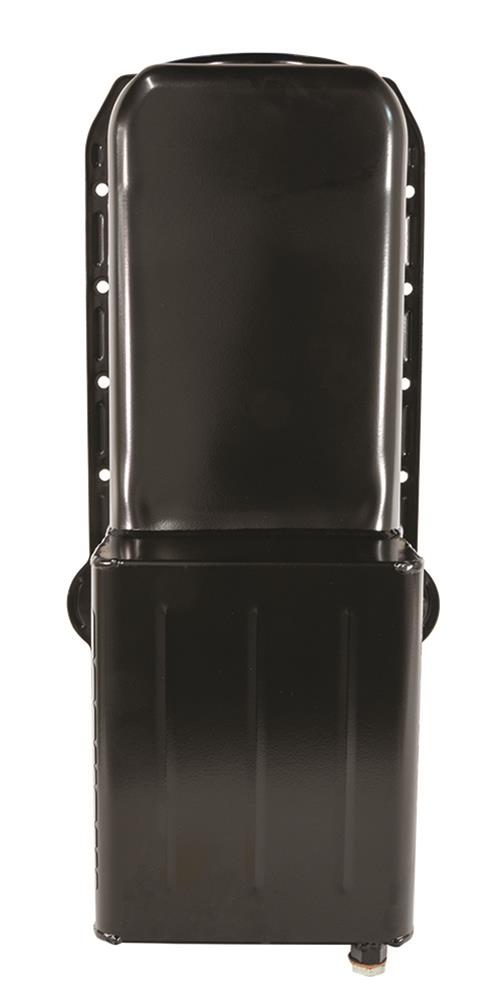 Moroso Pre-80 Chevrolet Small Block (w/Driver Side Dipstick) Wet Sump 7qt 9.5in Steel Oil Pan - Blk thumbnail 4