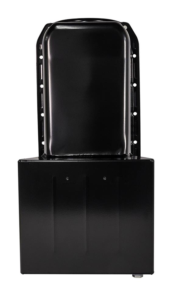 Moroso Pre-80 Chevrolet Small Block (w/Driver Side Dipstick) Wet Sump 7qt 8.25in Steel Oil Pan -Blk thumbnail 4