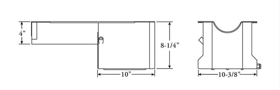 Moroso Dart/Rocket Small Block (May Require Cross-Member Mod) Wet Sump 7qt 8.25in Steel Oil Pan thumbnail 3