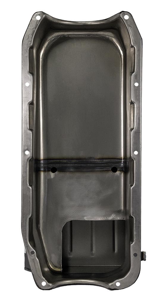 Moroso Pre-85 Chevrolet Small Block (w/Driver Side Dipstick) Wet Sump 7qt 8.25in Steel Oil Pan - Blk thumbnail 4