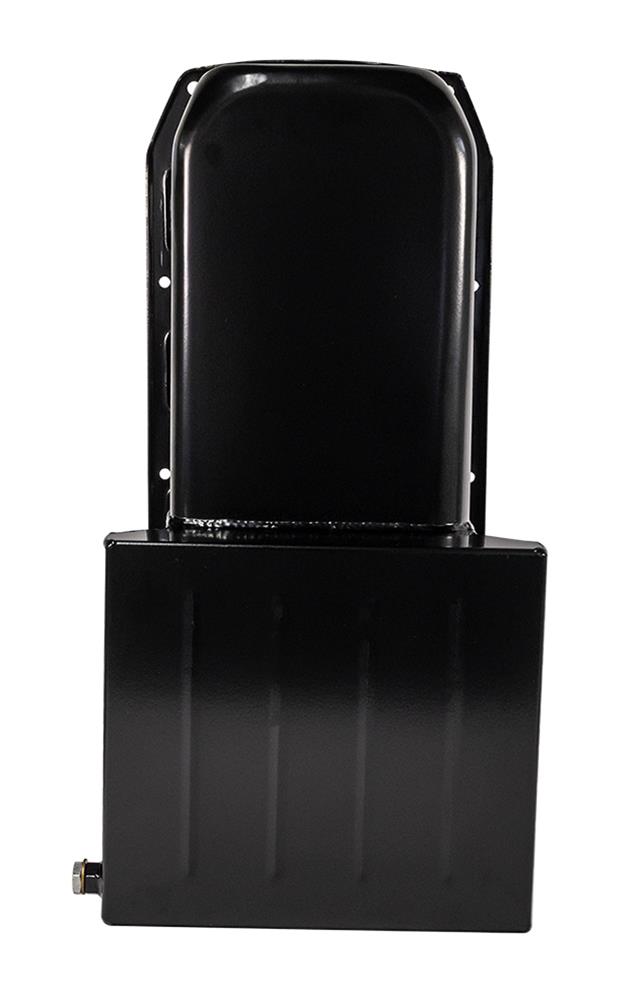 Moroso Pre-85 Chevrolet Small Block (w/Driver Side Dipstick) Wet Sump 7qt 8.25in Steel Oil Pan - Blk thumbnail 3