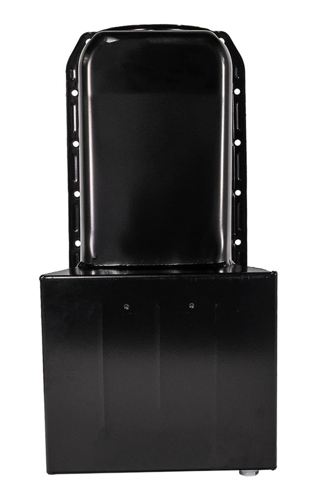 Moroso 86-Up Chevrolet SBC (w/1 Piece Rear Main Seal) Wet Sump 7qt 8.25in Steel Oil Pan - Black thumbnail 4