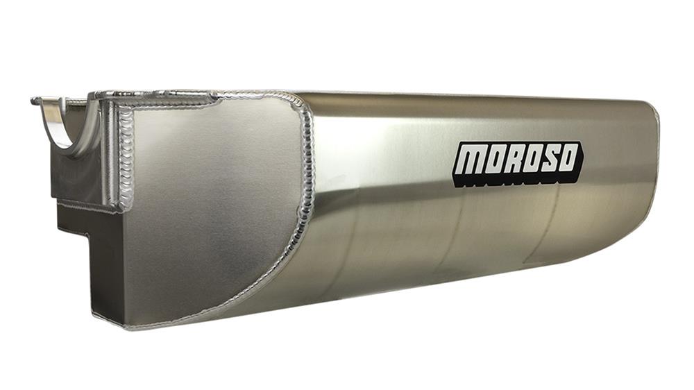 Moroso Mountain Motor Pro Stock CFE 5in Bore Space DRCE4 Style/GM DRCE4 Dry Sump Aluminum Oil Pan thumbnail 2
