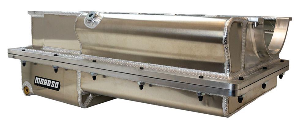 Moroso Chevrolet Big Block Mark IV (w/Double Power Kick Outs) Wet Sump 6-7qt 8in Aluminum Oil Pan thumbnail 2