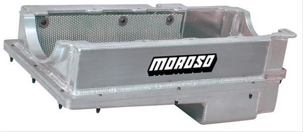 Moroso Brodix 5.00in Bore BBC 2 Piece Wet Sump Aluminum Oil Pan