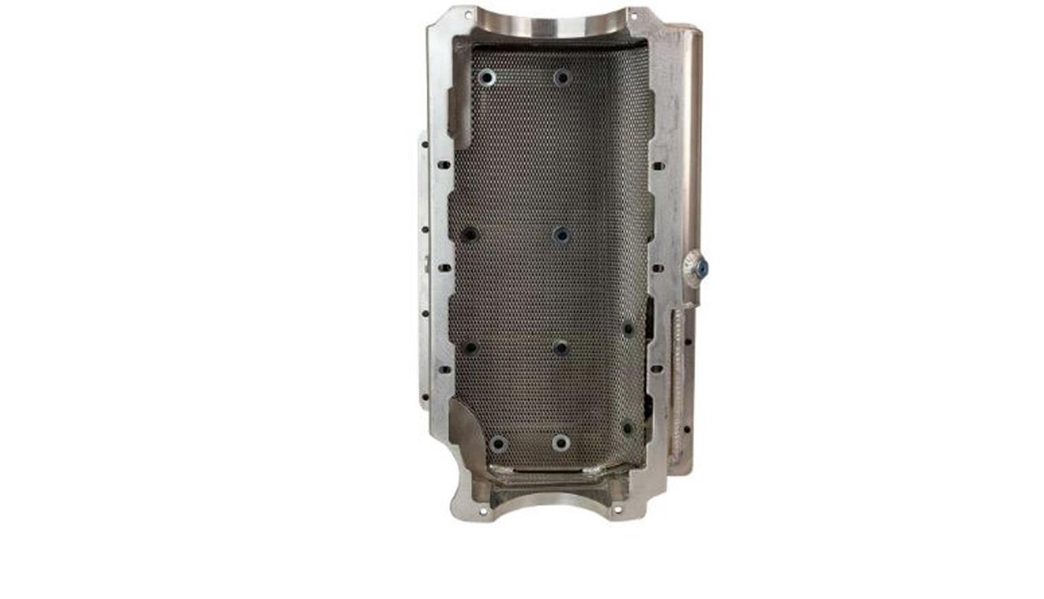 Moroso Donovan 500 & 700 BBC 2-Piece -16AN Ext Wet Sump Aluminum Oil Pan w/Double Power Kick Out
