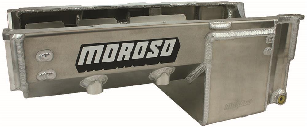 Moroso BBC Gen VI Double Power Kick Outs Motor Mount Notch 8in Deep Oil Pan thumbnail 3