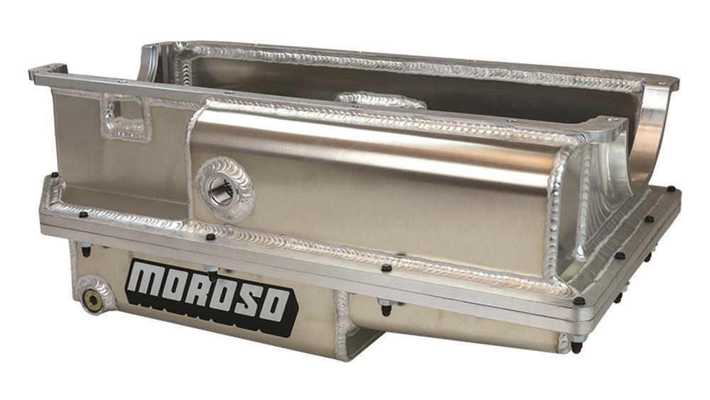 Moroso SBF 351W/Energy Mfg 351W 2 Piece External Wet Sump 8in Aluminum Oil Pan thumbnail 2