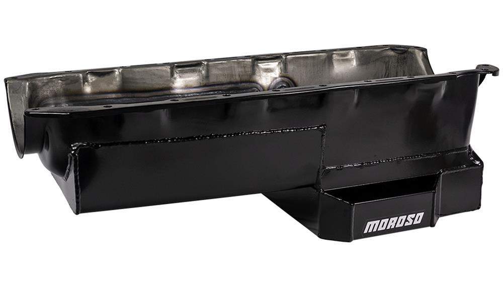 Moroso Chevrolet Big Block Mark IV Stroker Wet Sump 6qt 8in Steel Oil Pan thumbnail 2