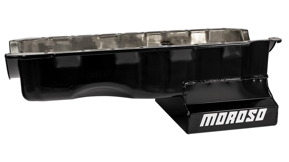 Moroso Chevrolet Big Block Mark IV Stroker Wet Sump 6qt 8in Steel Oil Pan thumbnail 2