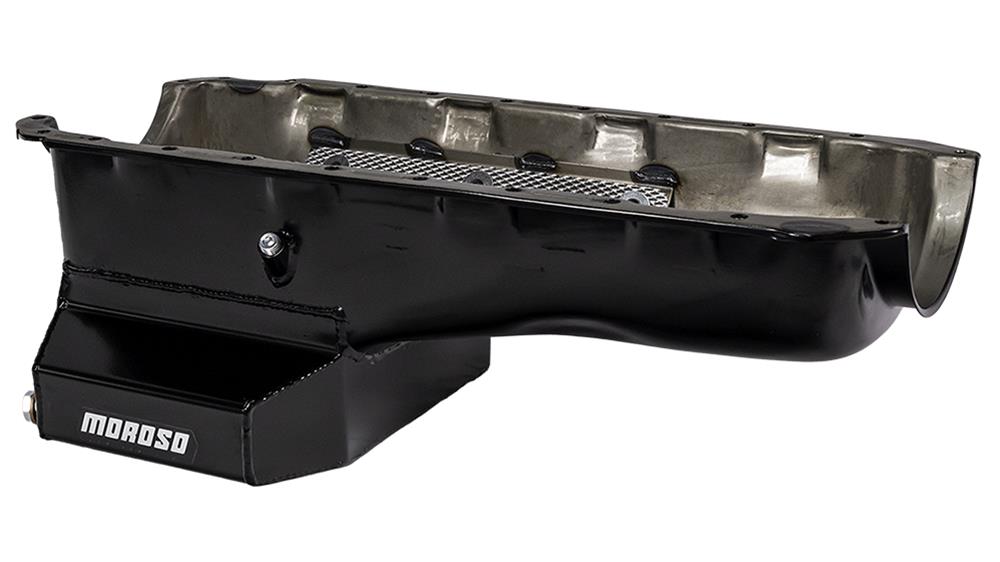 Moroso Chevrolet Big Block Mark IV/GM A Body Road Race Baffled Wet Sump 6.5qt 8in Steel Oil Pan