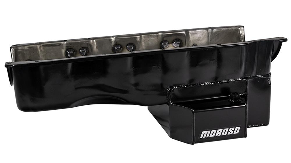 Moroso Chevrolet Big Block Gen 5/6/GM A Body Road Race Baffled Wet Sump 6.5qt 8in Steel Oil Pan