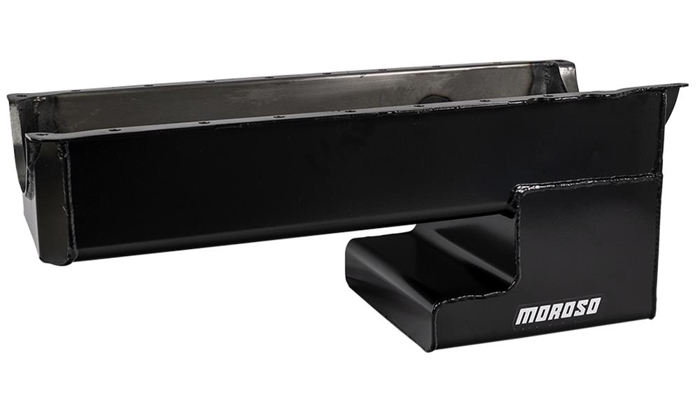 Moroso Chevrolet Big Block Gen 5/6/Chevrolet II Notched Rear Wet Sump 7qt 9in Steel Oil Pan thumbnail 2