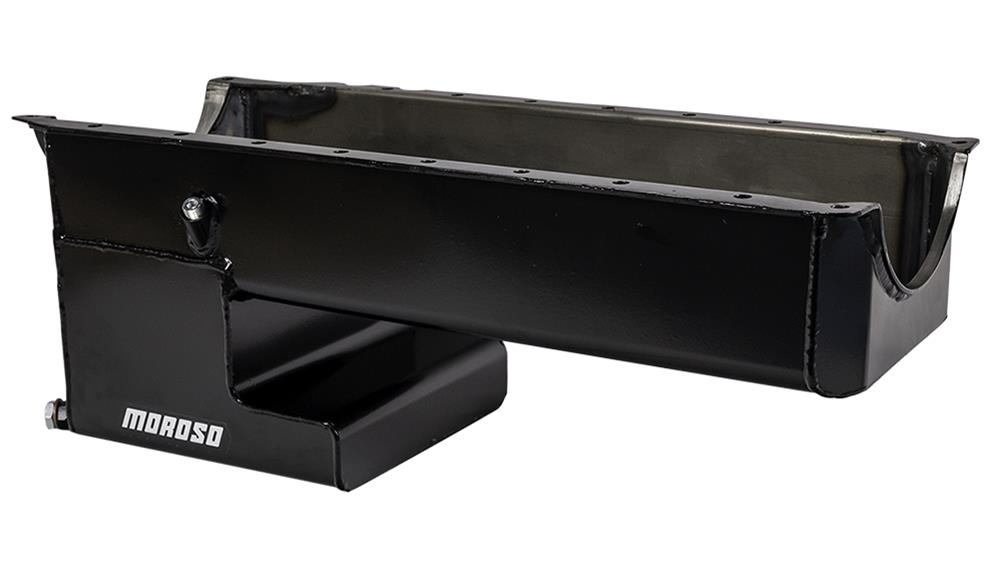 Moroso Chevrolet Big Block Gen 5/6/Chevrolet II Notched Rear Wet Sump 7qt 9in Steel Oil Pan
