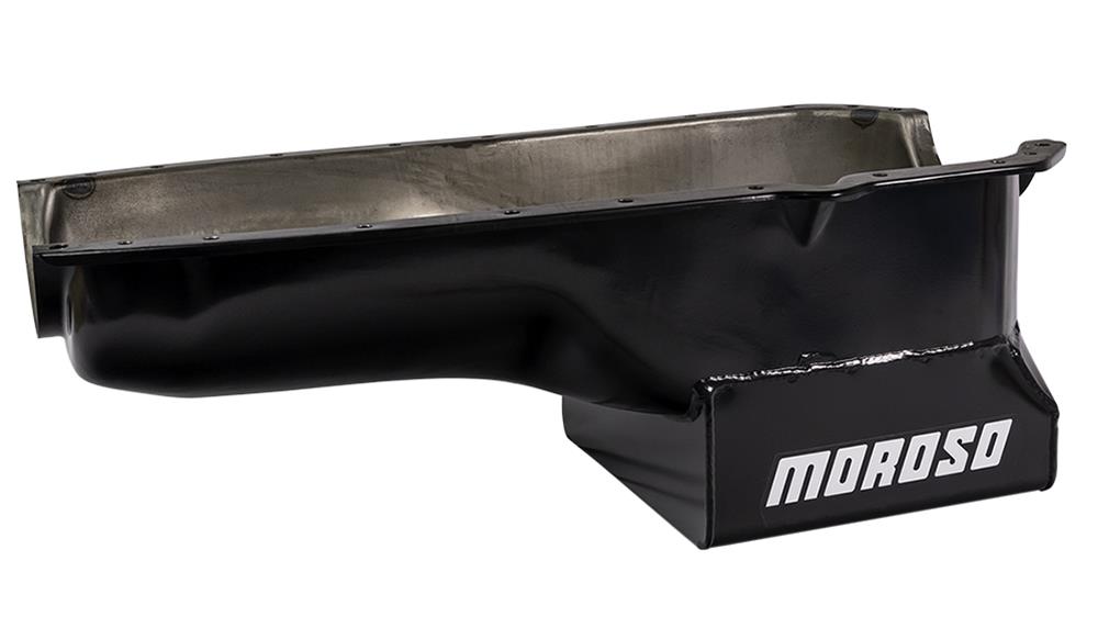 Moroso 65-Up Oldsmobile V-8 (330-455) Deep Wet Sump 7qt 8.5in Steel Oil Pan thumbnail 2