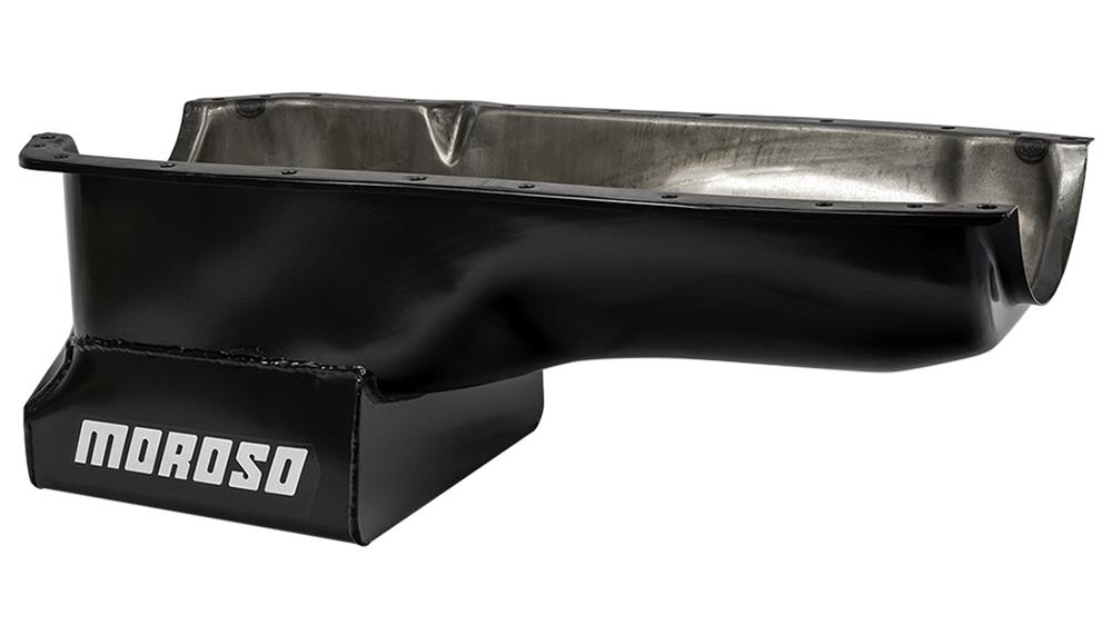 Moroso 65-Up Oldsmobile V-8 (330-455) Deep Wet Sump 7qt 8.5in Steel Oil Pan