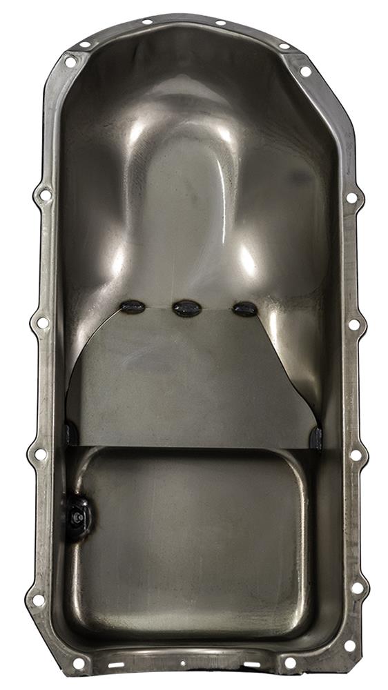 Moroso Pontiac V-8 Stock (301-455) Wet Sump 7-1/8in Steel Oil Pan thumbnail 3