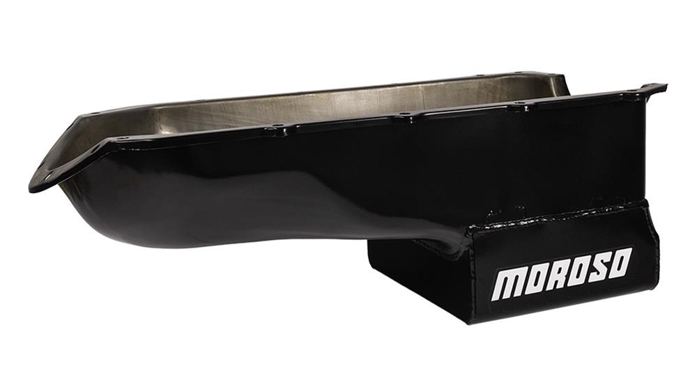 Moroso Pontiac V-8 (301-455) Deep Wet Sump 7qt 8.5in Steel Oil Pan thumbnail 2