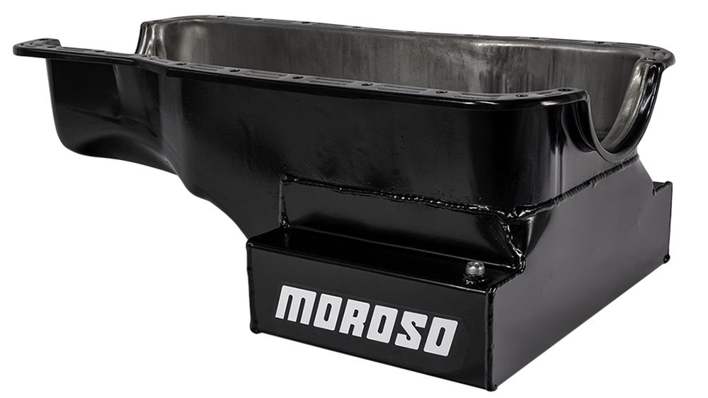 Moroso Ford 289-302 (w/Front Sump) Kicked Out Wet Sump 7qt 8in Steel Oil Pan