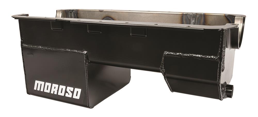 Moroso Ford 289-302 (w/Rear Sump & Billet End Seals) Deep Wet Sump 7qt 9in Steel Oil Pan thumbnail 2