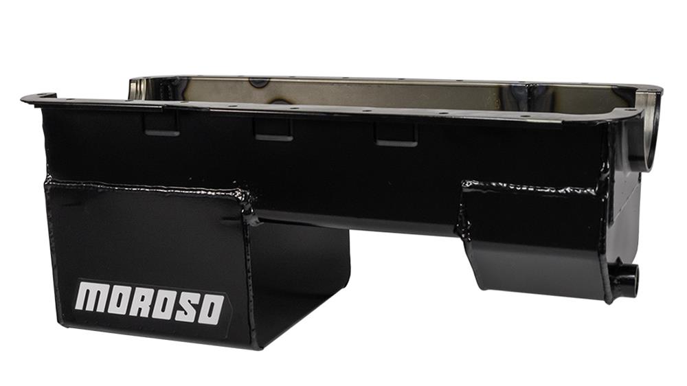 Moroso Ford 351W (w/Rear Sump & Billet End Seals) Extra Deep Wet Sump 7qt 9in Steel Oil Pan thumbnail 2