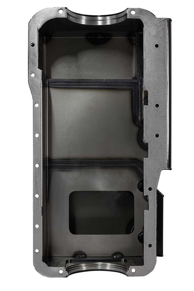 Moroso Ford 289-302 (w/Rear Sump & Billet End Seals) Power Pouch Wet Sump 7qt 9in Steel Oil Pan thumbnail 3
